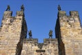 Alnwick Castle - Northumberland - England Royalty Free Stock Photo
