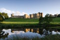 Alnwick Castle reflected