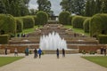 Alnwick Garden - a contemporary pleasure gardens adjacent to Alnwick Castle in Northumberland county in the UK