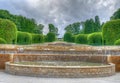 Alnwick Gardens Water Feature Grand Cascade Royalty Free Stock Photo