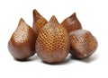 Alocal fruit indigenous in indonesia and malaysia , sometime known as snake fruits Royalty Free Stock Photo