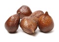 Alocal fruit indigenous in indonesia and malaysia , sometime known as snake fruits Royalty Free Stock Photo