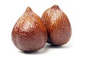 Alocal fruit indigenous in indonesia and malaysia , sometime known as snake fruits Royalty Free Stock Photo