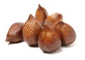 Alocal fruit indigenous in indonesia and malaysia , sometime known as snake fruits Royalty Free Stock Photo