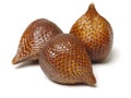 Alocal fruit indigenous in indonesia and malaysia , sometime known as snake fruits Royalty Free Stock Photo