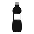 Aloe bottle icon, simple style