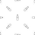 Aloe bottle pattern seamless vector