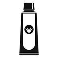 Aloe shampoo icon, simple style