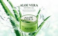 Aloe soothing gel Royalty Free Stock Photo