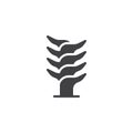 Aloe stalk vector icon