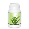 Aloe vera bottle Royalty Free Stock Photo