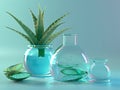 Aloe vera gel has been researched and tested in labs to be included in skin care products on the market