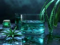 Aloe vera gel has been researched and tested in labs to be included in skin care products on the market