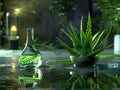 Aloe vera gel has been researched and tested in labs to be included in skin care products on the market