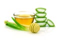 Aloe vera hair and facial treatment.