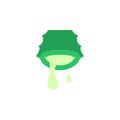 Aloe vera juice leaf icon. Simple color vector elements of healing plant icons for ui and ux, website or mobile application Royalty Free Stock Photo