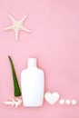 Aloe Vera Moisturizer for Skin and Body Care Royalty Free Stock Photo