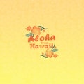 Aloha from Hawaii Royalty Free Stock Photo