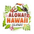 Aloha Hawaii sticker