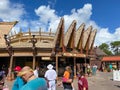 The Aloha Isle Refreshments stand where you can get Dole Whip Ice Cream at Magic Kingdom in Walt Disney World in Orlando, FL
