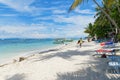 Alona Beach on Panglao Island, Philippines Royalty Free Stock Photo