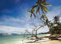 Alona beach paradise scene in Philippines Royalty Free Stock Photo