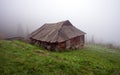 Alone cabin in the woods