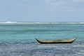 Alone dugout canoe