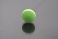 Alone green round tablet Royalty Free Stock Photo