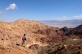 Scenic hike in Eilat Mountains. Royalty Free Stock Photo