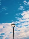Alone light pole Royalty Free Stock Photo