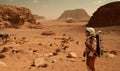 Alone on Mars, astronaut discovers new life form Creating using generative AI tools