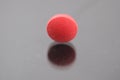 Alone red round tablet Royalty Free Stock Photo