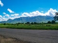 Alone Road in Mountain Royalty Free Stock Photo