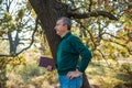 Senior man at retired, lifestyle of older people Royalty Free Stock Photo