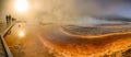 Along the boardwalk at the Grand Prismatic