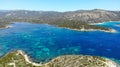 Aerial view, capo malfatano, Sardinia, Italy