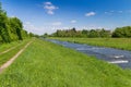 Along Dreisam River Royalty Free Stock Photo