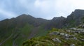 Along the Five Sisters Ridge in the Clouds