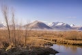 A look of Alps from Glenorchy Walkaway, New Zealand