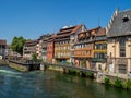 Ill River in Petite France, Strasbourg Royalty Free Stock Photo