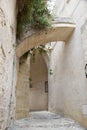 Along the street at the Sassi of Matera, Matera, Italy