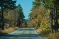 Along the Sunrise Highway in Fall Royalty Free Stock Photo