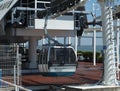 Modern Telecabin station in the Lisbon Expo City - Portugal