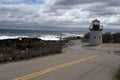 Along the walkway on Marginal Way you will see a small lighthouse
