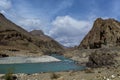 Along way at Leh to Fatu La is a mountain pass on the Srinagar-Leh highway in the Himalayas Zaskar Range in India