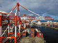 Alongside in the port of Manila, Philippines