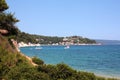 Alonissos view from Spartines beach Royalty Free Stock Photo