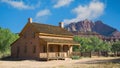 Abandoned Alonzo Russell Home at Grafton Ghost Town Royalty Free Stock Photo