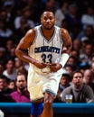 Alonzo Mourning Charlotte Hornets Royalty Free Stock Photo